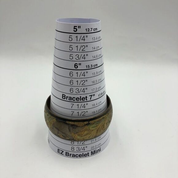 Vintage Elephant Animal Jungle Safari Metal Brass Women's Bangle Bracelet - Picture 6 of 10